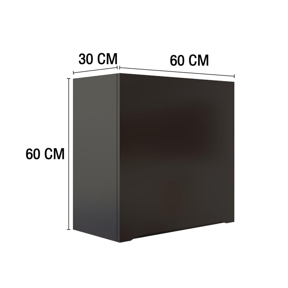 ตู้แขวนเดี่ยว MJ ECO 60x60 ซม. สี DARK CHOCOLATE