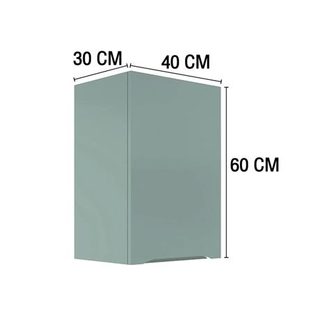 ตู้แขวนเดี่ยว MJ ECO 40x60 ซม. สี SEA SALT_4