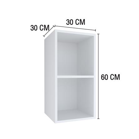 กล่องแขวนเสริม MJ DOT 30x60 ซม. สี WHITE_4