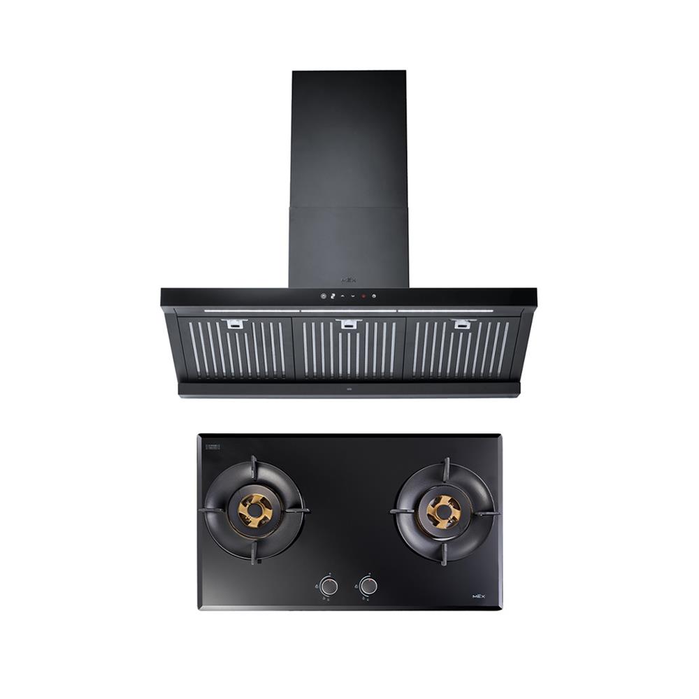 เตาฝัง+เครื่องดูดควัน MEX V3772MHR+K635BFB90
