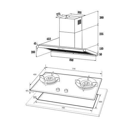 เตาฝัง+เครื่องดูดควัน MEX V3772MHR+K635BFB90_13