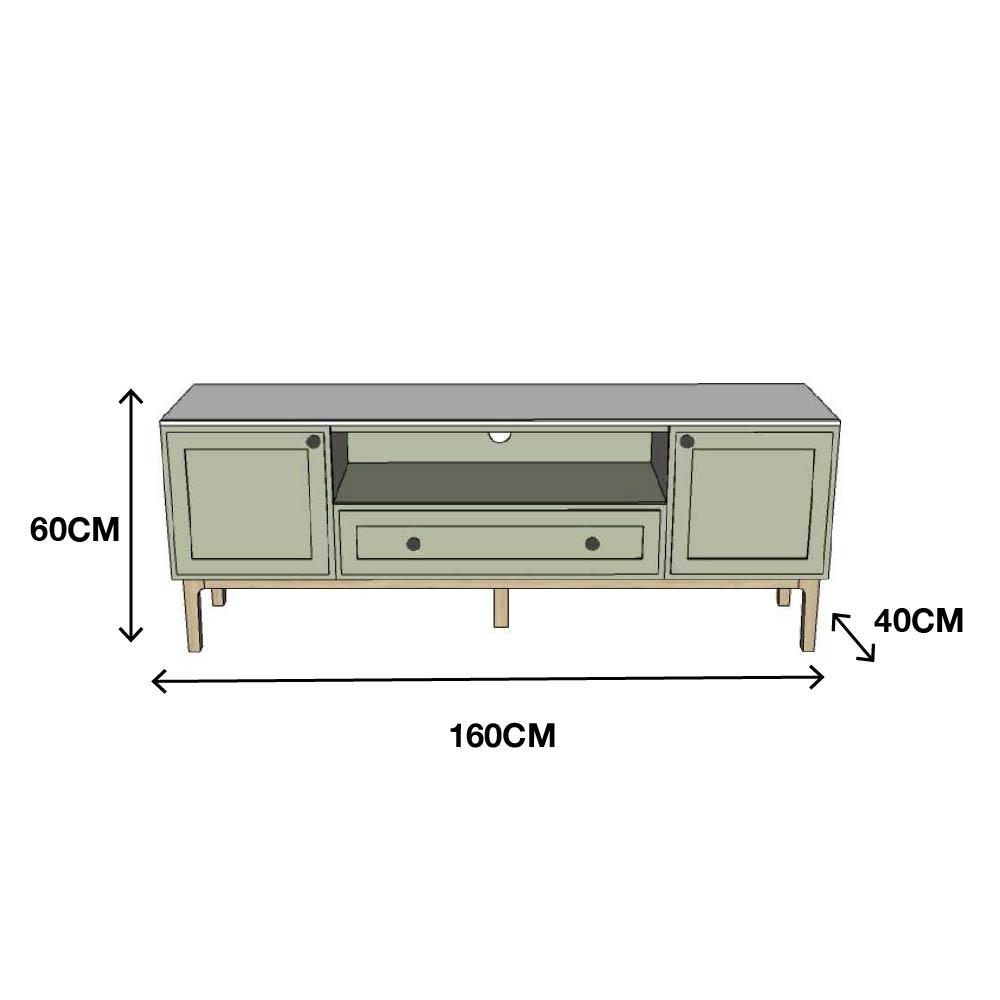 ตู้วางทีวี WHOOP MABURU 160 ซม. สี MIST GREY
