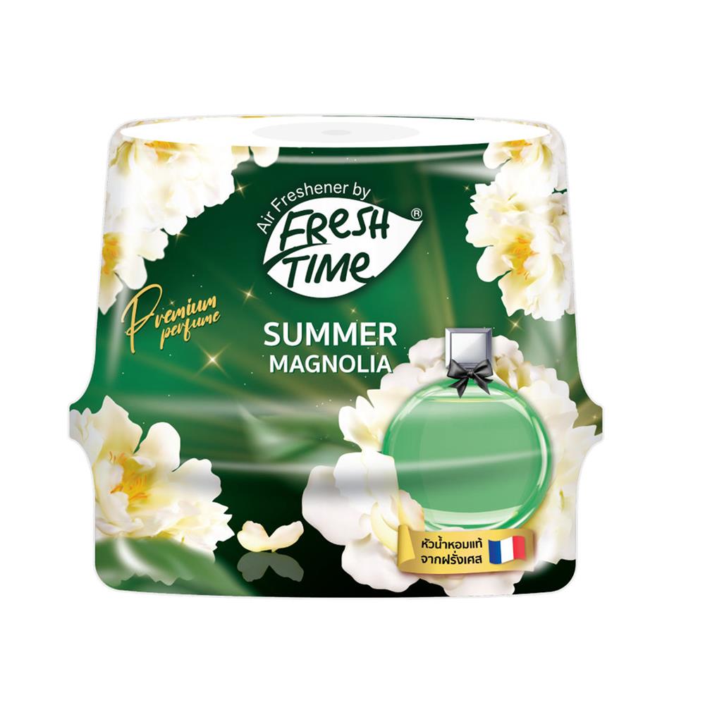 เจลปรับอากาศ FRESH TIME 180 กรัม SUMMER MAGNOLIA