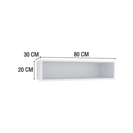 กล่องแขวนเสริม MJ DOT 80x20 ซม. สี WHITE_5