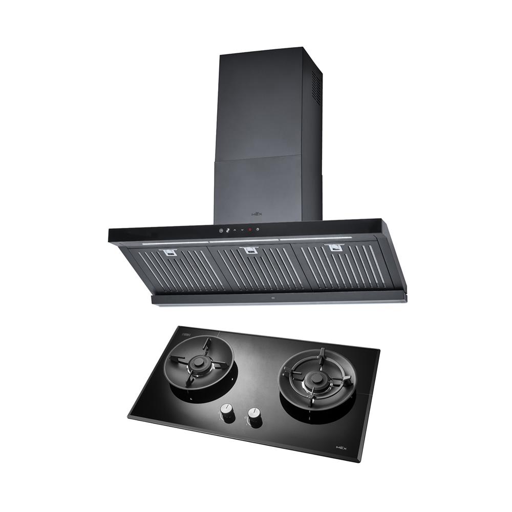 เตาฝัง+เครื่องดูดควัน MEX V7812MHR+K635BFB90