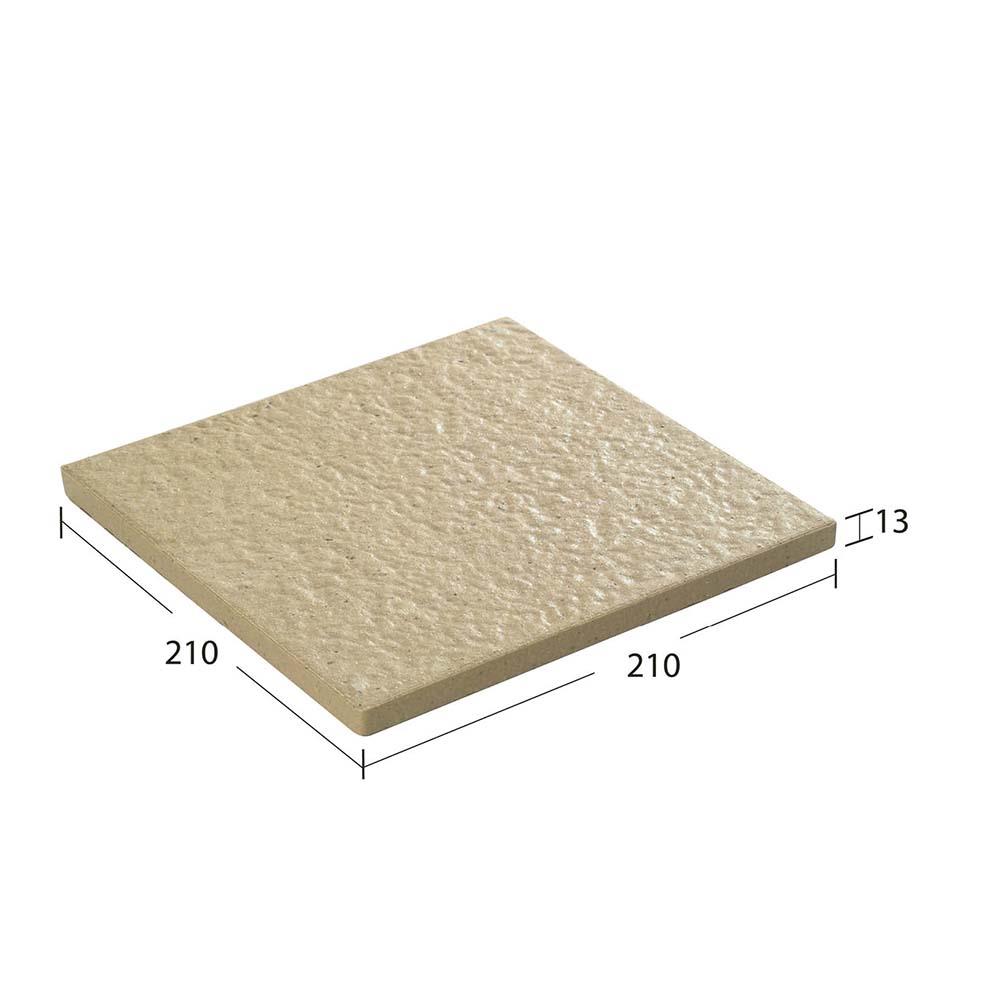 กระเบื้องดินเผา 8x8 นิ้ว KENZAI EX GF-202 ฮาร์เวสท์โกลด์ 16P