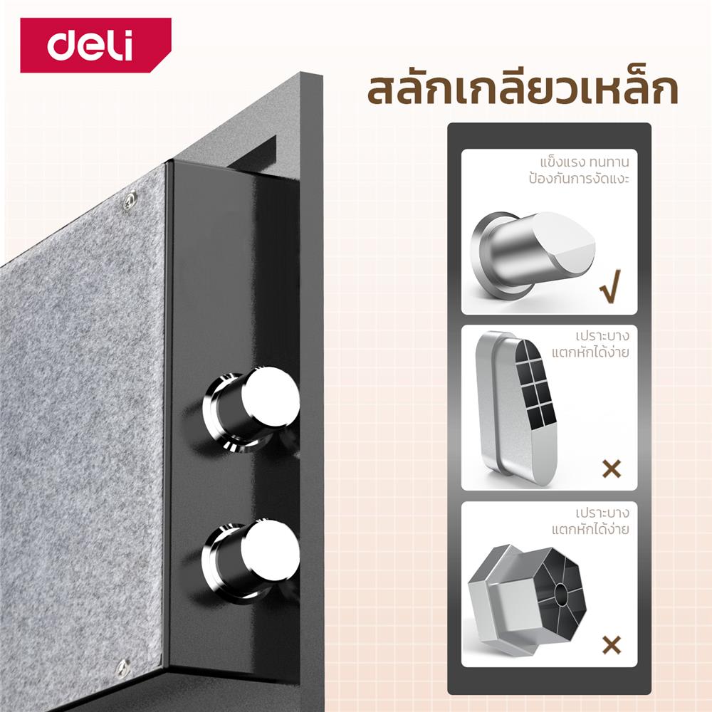 ตู้นิรภัย ELECTRONIC DELI ET586-BK-01 สีดำ