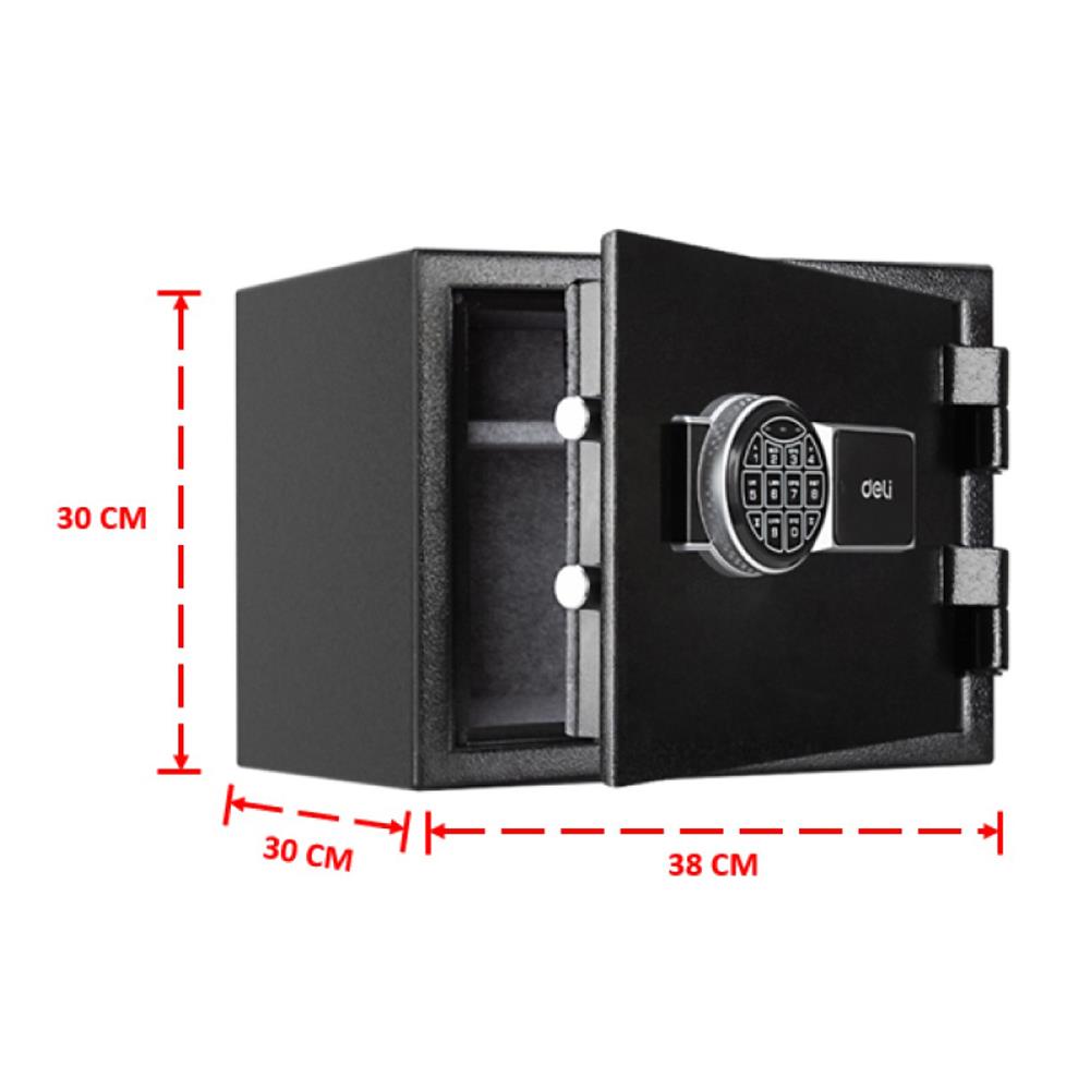 ตู้นิรภัย ELECTRONIC DELI ET586-BK-01 สีดำ