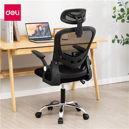 เก้าอี้สำนักงาน DELI E4954-BK-01 สีดำ_2