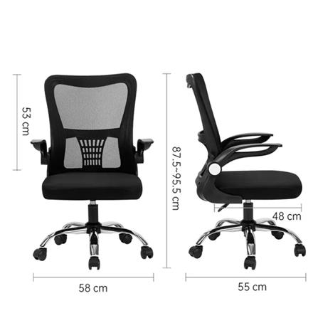 เก้าอี้สำนักงาน DELI E4928-BK-01 สีดำ_8