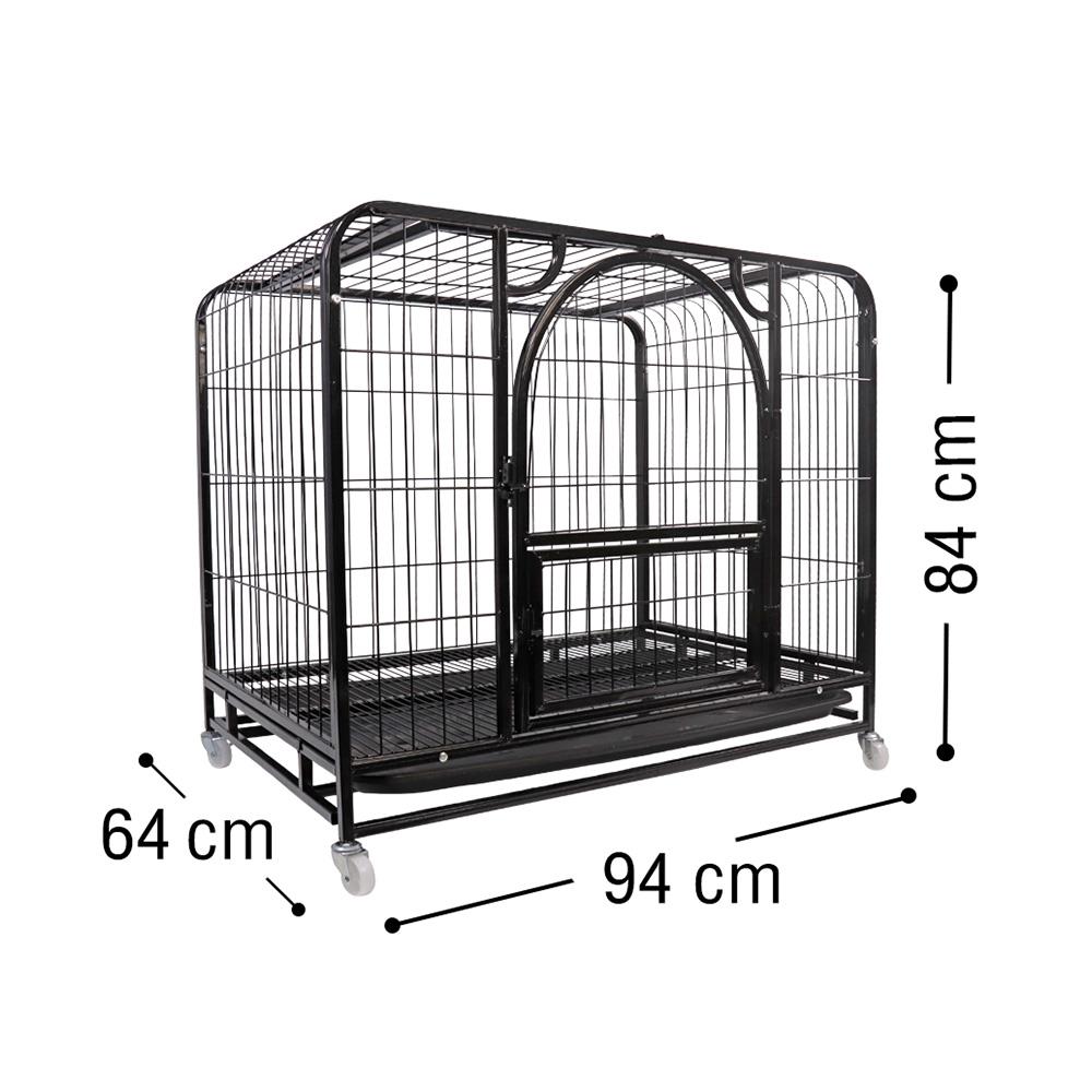 กรงสุนัข PETUS 94 ซม. สีดำ