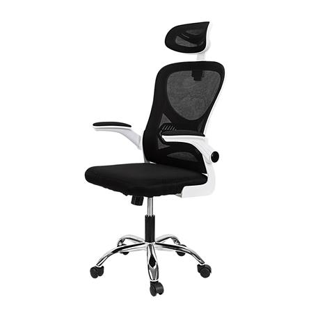 เก้าอี้สำนักงาน DELI E4930-BK-01 สีดำ/ขาว_0