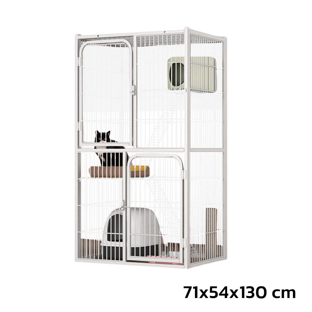 กรงแมว PETUS 71X54X130 ซม. สีขาว