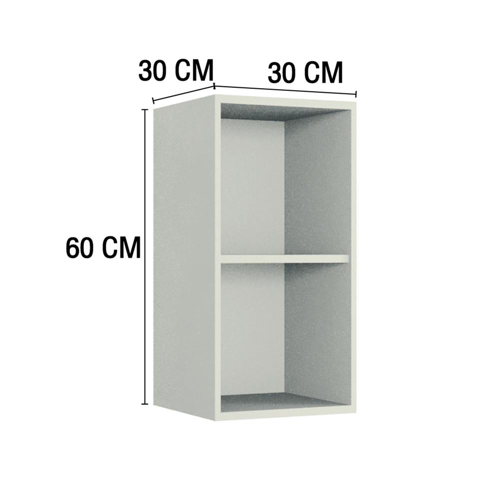 กล่องแขวนเสริม MJ ECO 30x60 ซม. สี OFF WHITE