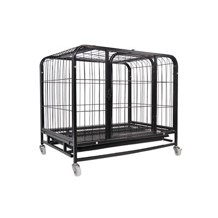 กรงสุนัข PETUS 78 ซม. สีดำ_0