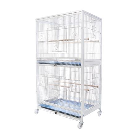 กรงนก PETUS 60X40X110 ซม. สีขาว_0