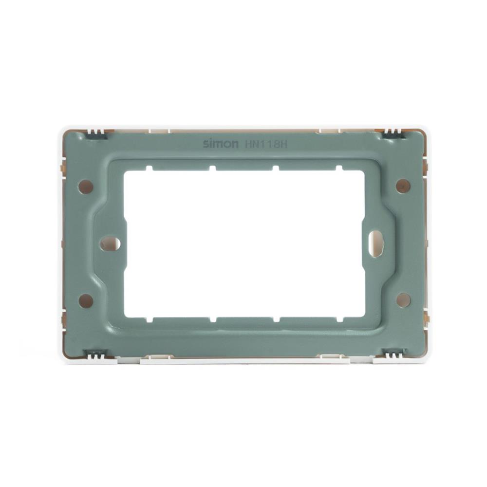 หน้ากาก 2 ช่อง SIMON 52S-F2-WH สีขาว