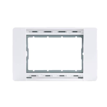 หน้ากาก 2 ช่อง SIMON 52S-F2-WH สีขาว_0