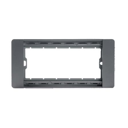 หน้ากาก 3 ช่อง SIMON F3 HN156-GR7 สีเทา_0