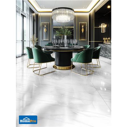 กระเบื้องพื้นพอร์ซเลน 60x120 ซม. TARA ควีนสโตน ขาว A 1.44 ตร.ม._4