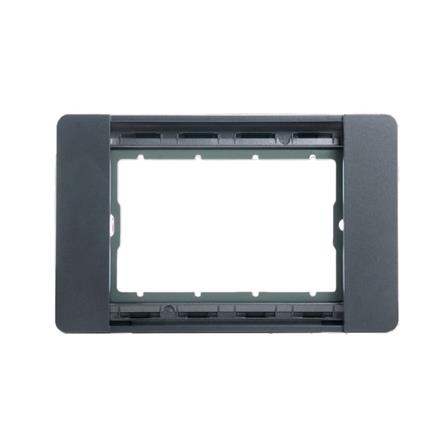 หน้ากาก 2 ช่อง SIMON HN188H-GR7 สีเทา_0