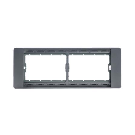 หน้ากาก 4 ช่อง SIMON F4 HN200-GR7 สีเทา_0