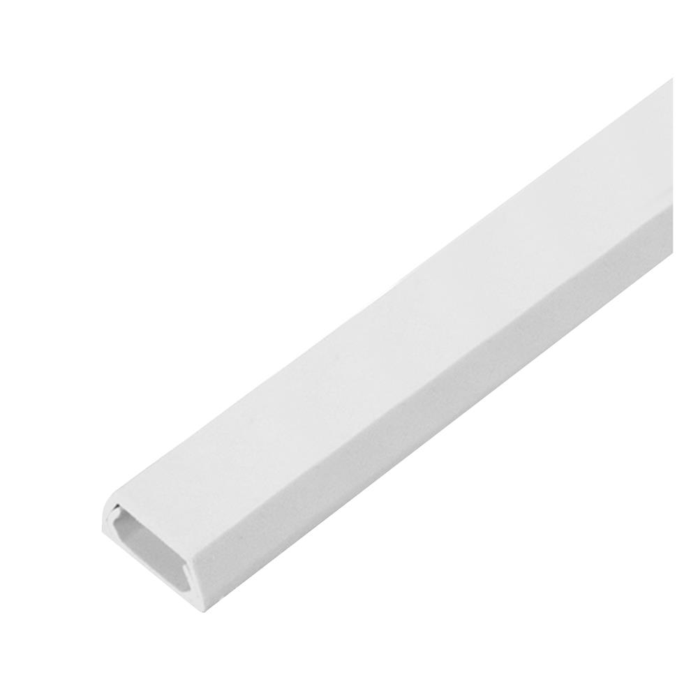 รางเดินสายไฟฟ้าคางหมู UPVC HACO 21X10 มม. 2 ม. สีขาว