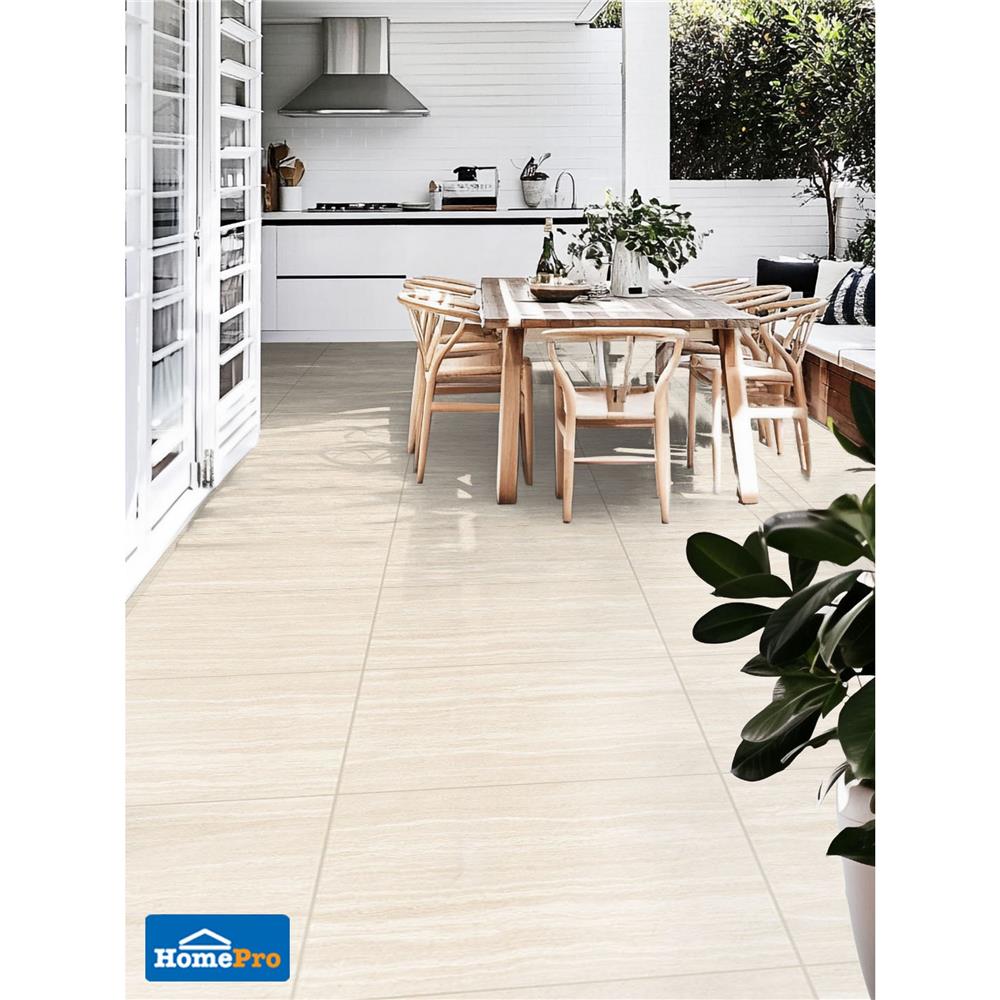 กระเบื้องพื้นพอร์ซเลน 60x60 ซม. COTTO คิม ไอวอรี่ PM 1.44 ตร.ม.