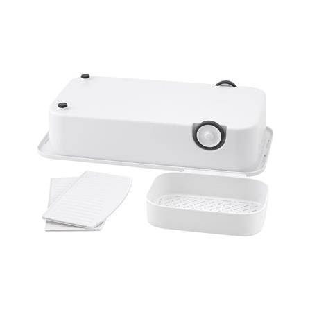 กล่องเก็บของมีล้อ KECH 42X20.5X9.5 ซม. สีขาว_3