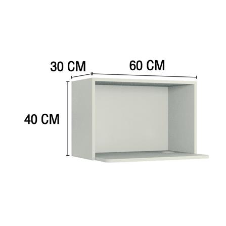 ตู้แขวนไมโครเวฟ MJ ECO 60x40 ซม. สี OFF WHITE_3