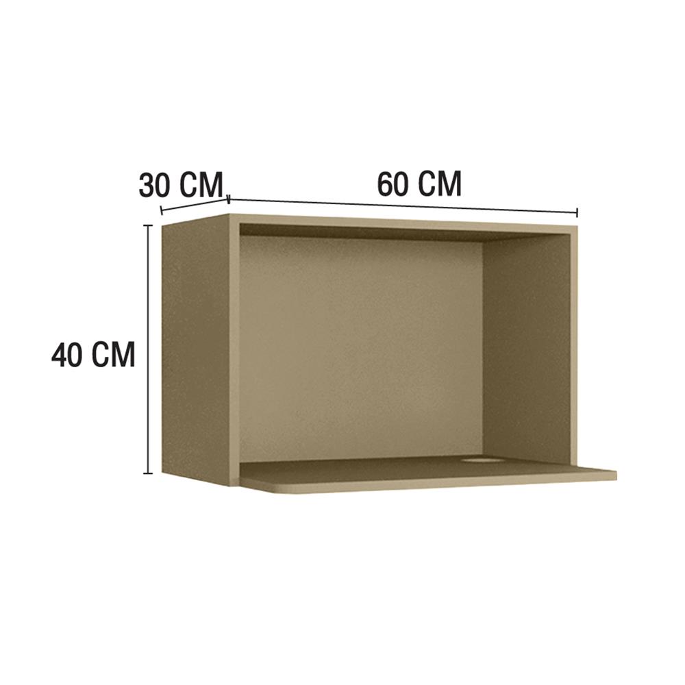 ตู้แขวนไมโครเวฟ MJ ETERNITY 60x40 ซม. สี SAND BIEGE