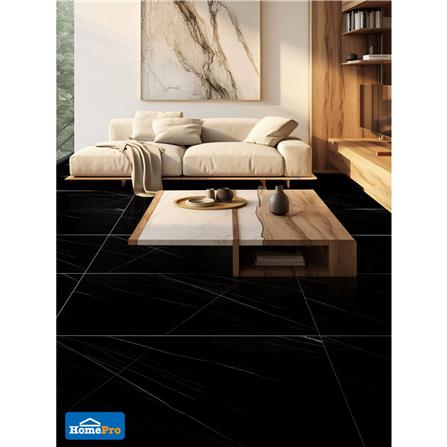 กระเบื้องพื้นพอร์ซเลน 60x120 ซม. TARA คิงส์สโตน ดำ A 1.44 ตร.ม._4