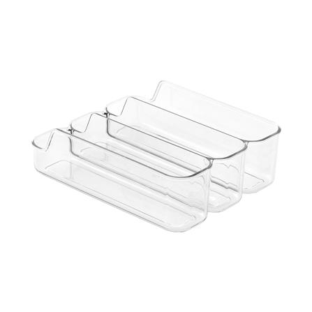 กล่องเก็บของแบ่งช่อง 3 ช่อง KECH FROSTY สีใส_4