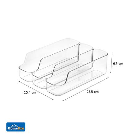 กล่องเก็บของแบ่งช่อง 3 ช่อง KECH FROSTY สีใส_7