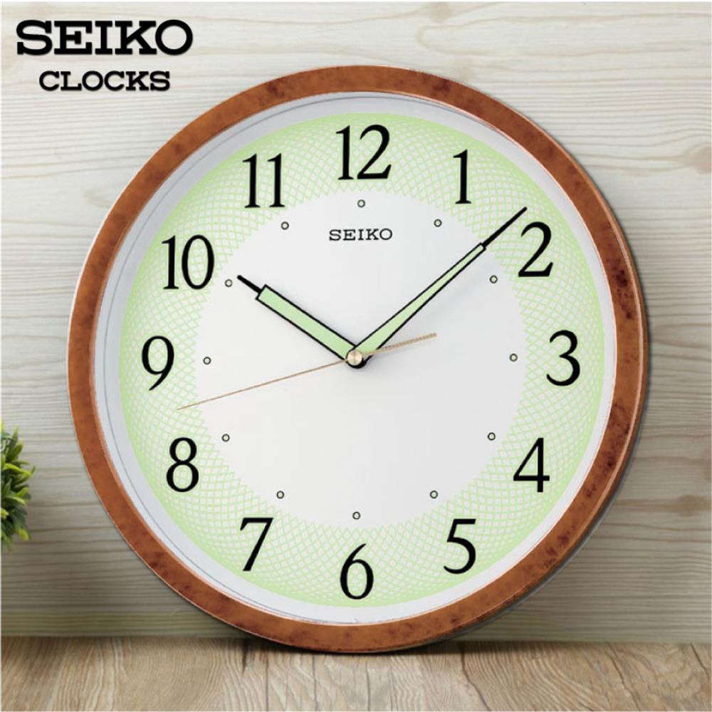 นาฬิกาแขวน SEIKO CLOCKS QXA472B 12.2 นิ้ว สีน้ำตาล