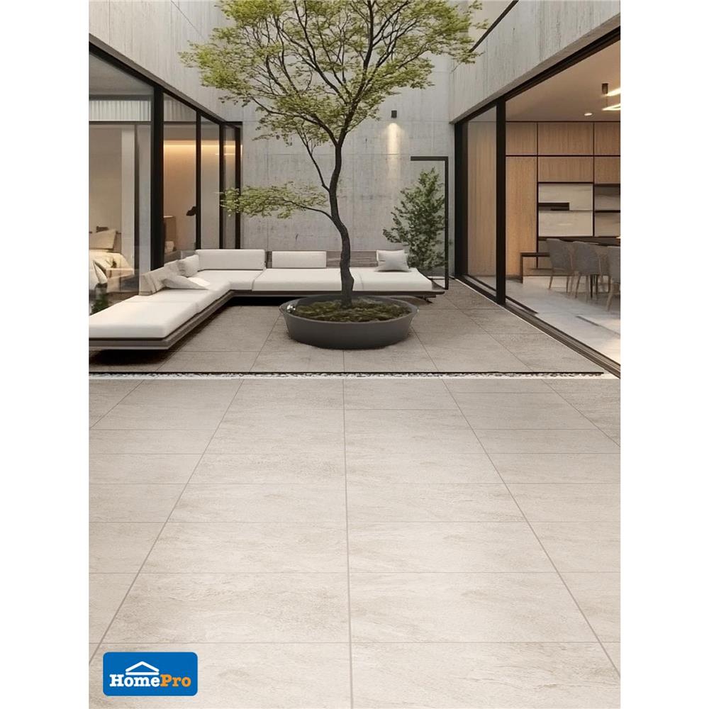 กระเบื้องพื้นพอร์ซเลน 60x60 ซม. COTTO ซานโตรินี เบจ R11 PM 1.44 ตร.ม.