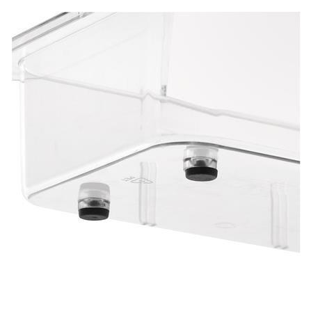 กล่องเก็บของมีล้อ KECH 39X19.5X8.5 ซม. สีใส_3