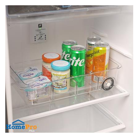 กล่องเก็บของมีล้อ KECH 39X19.5X8.5 ซม. สีใส_6