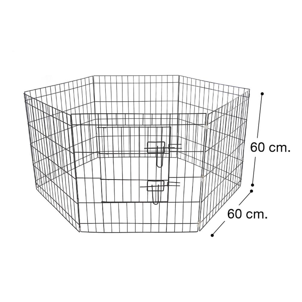 คอกสุนัขพับได้ PETUS 60 ซม. สีดำ