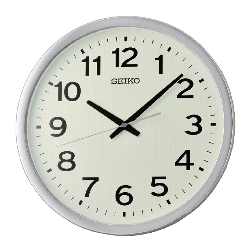 นาฬิกาแขวน SEIKO CLOCKS QXA799S 16.6 นิ้ว สีเงิน_1