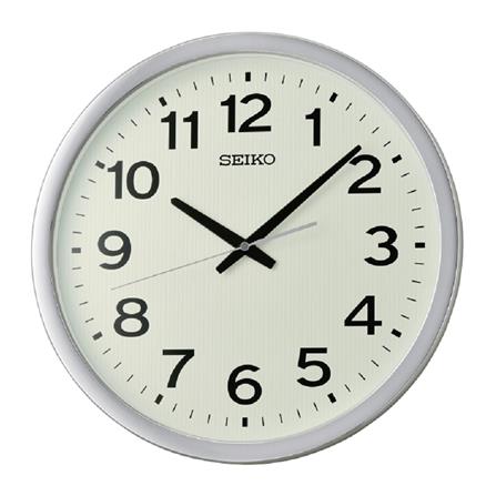 นาฬิกาแขวน SEIKO CLOCKS QXA799S 16.6 นิ้ว สีเงิน