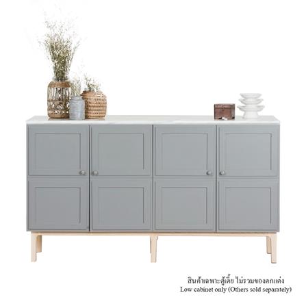 ตู้เตี้ย 4 บานเปิด WHOOP MAURO 160 ซม. สี MIST GREY_0