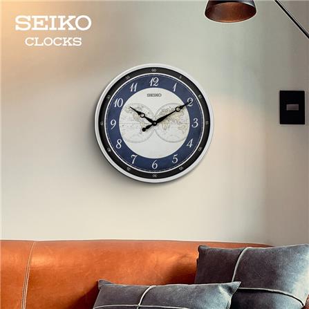 นาฬิกาแขวน SEIKO CLOCKS QXA803W 16.6 นิ้ว สีขาว_2