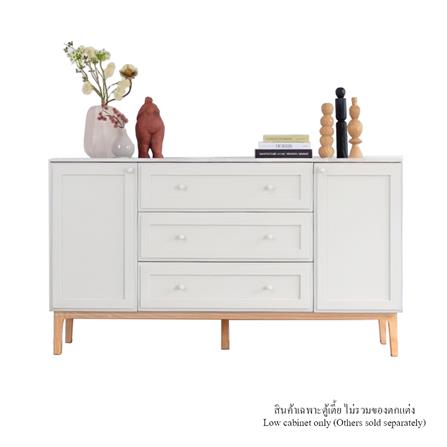 ตู้เตี้ยบานผสม WHOOP BLENDI 160 ซม. สีขาว_0