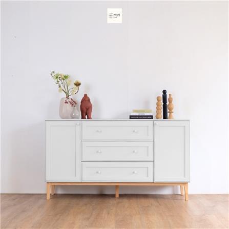 ตู้เตี้ยบานผสม WHOOP BLENDI 160 ซม. สีขาว_1