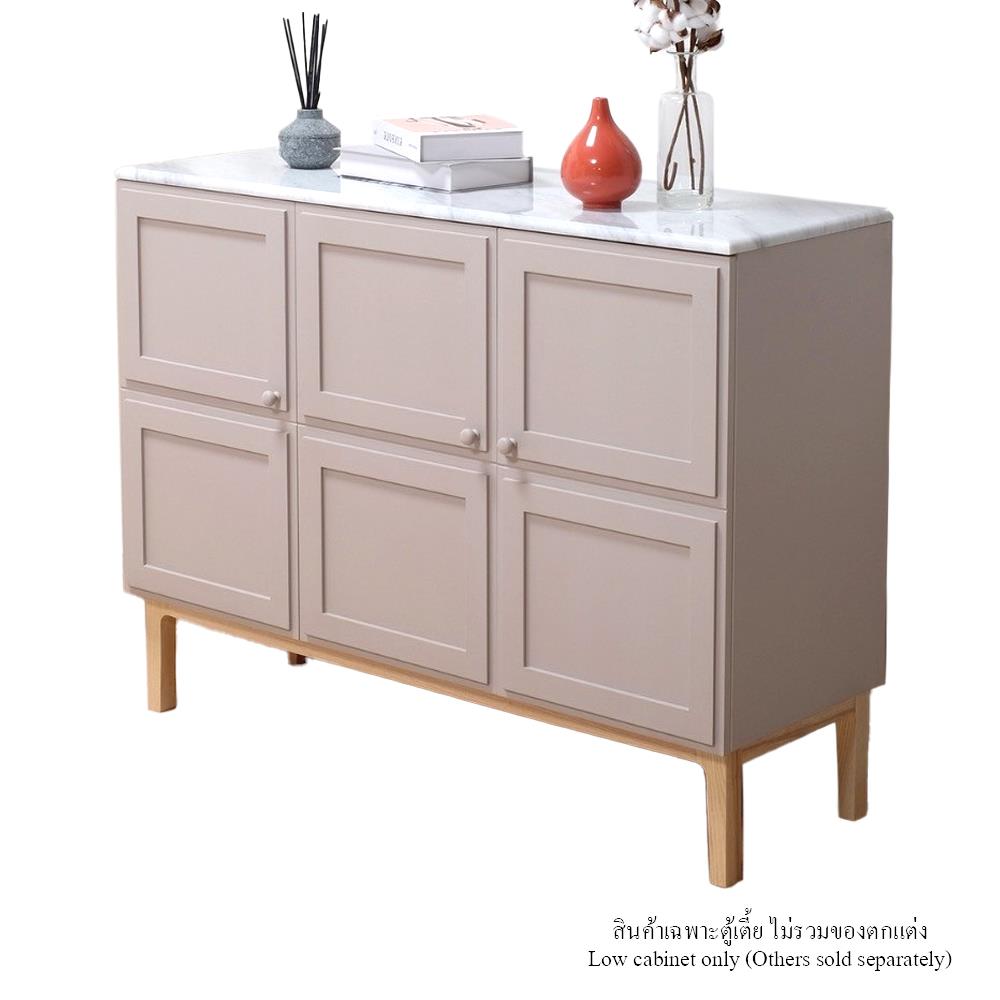 ตู้เตี้ย 3 บานเปิด WHOOP MAURO 120 ซม. สี LINEN