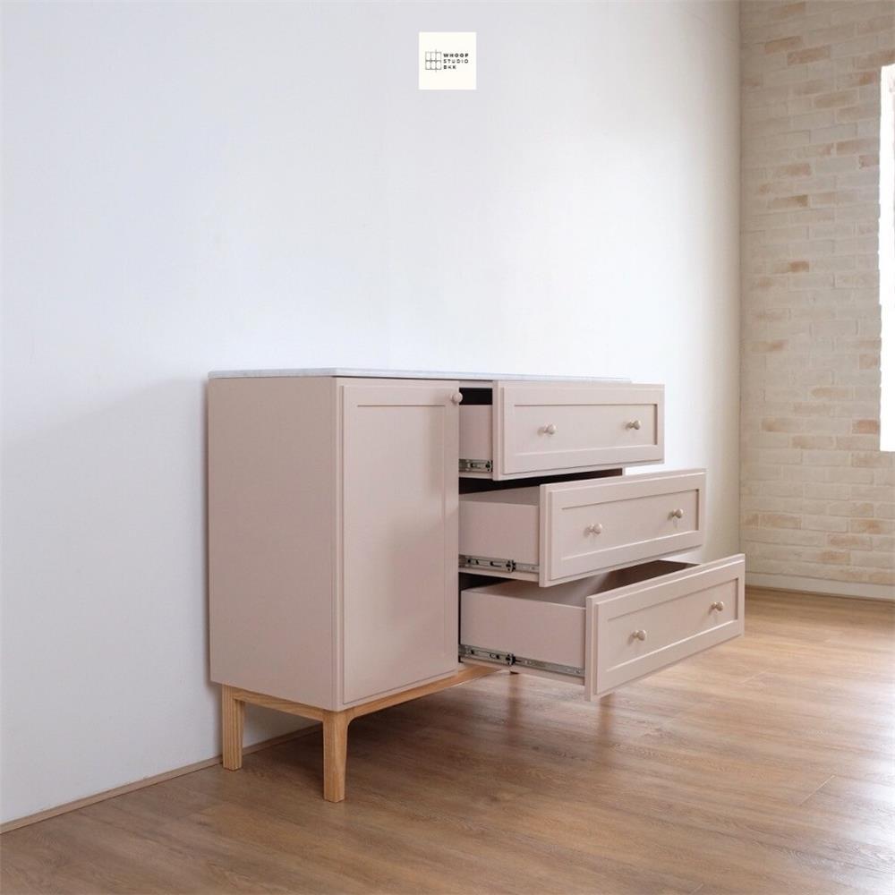 ตู้เตี้ยบานผสม WHOOP BLENDI 120 ซม. สี LINEN