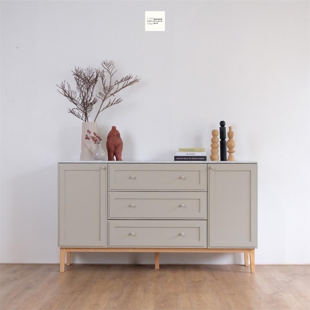 ตู้เตี้ยบานผสม WHOOP BLENDI 160 ซม. สี LINEN