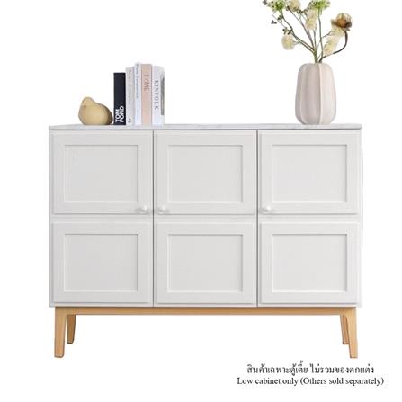 ตู้เตี้ย 3 บานเปิด WHOOP MAURO 120 ซม. สีขาว_0