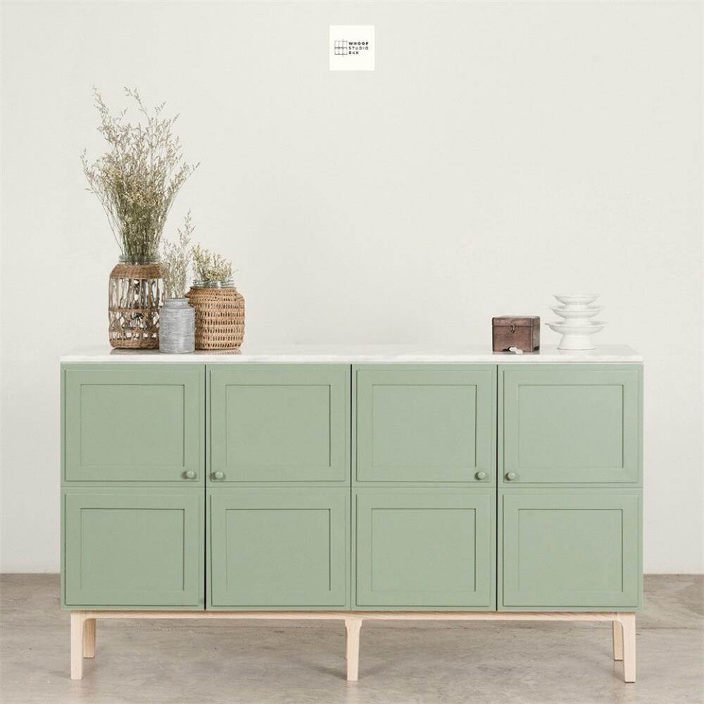 ตู้เตี้ย 4 บานเปิด WHOOP MAURO 160 ซม. สี ARTICHOKE